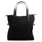 Chanel CC Travel Line Black Nylon/Leather Shoulder Bag MM