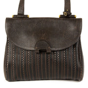 Delvaux Brown Toile De Cuir Chablis