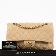 shop 100% authentic second hand Chanel Beige Medium Classic 11.12 Bag on Labellov.com