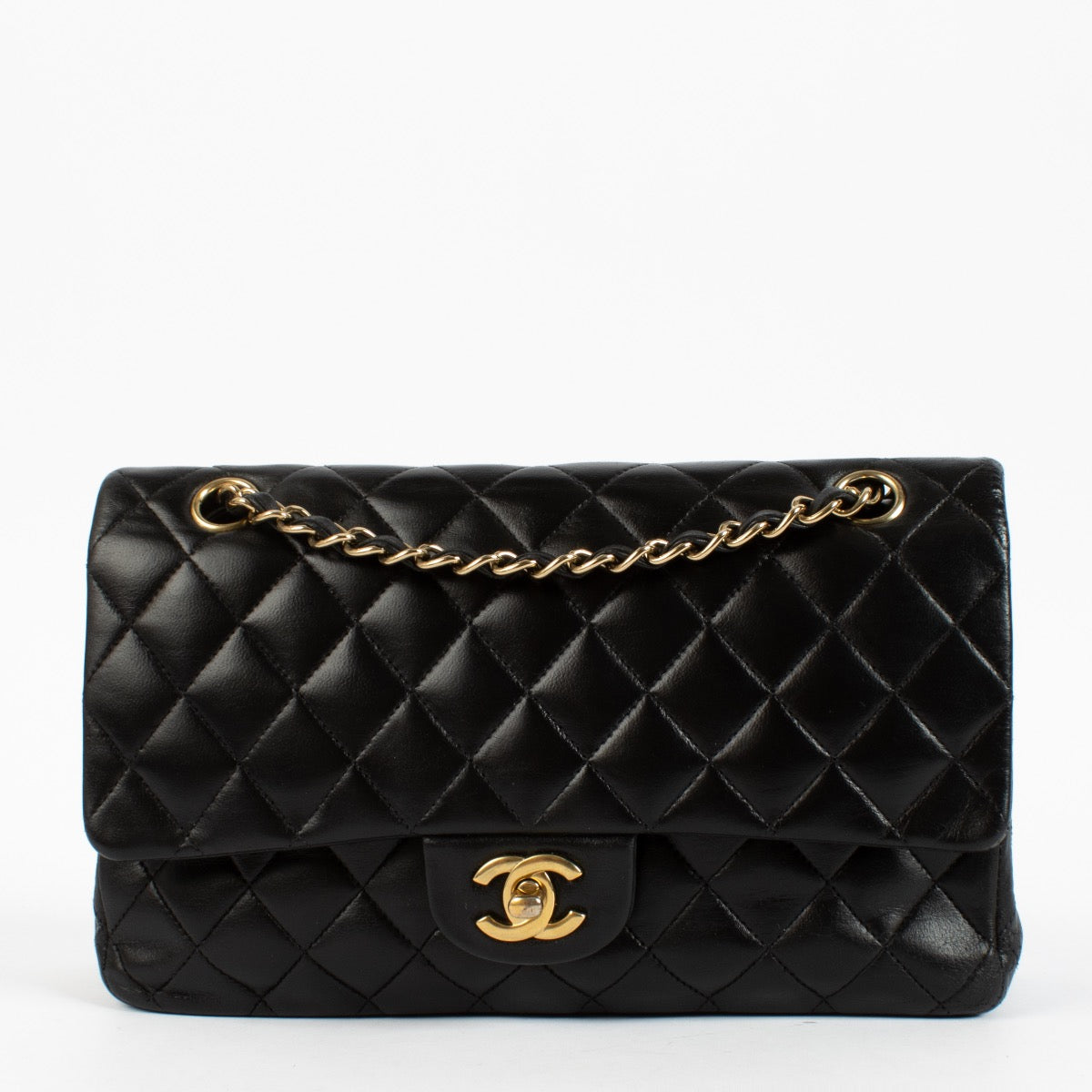 shop 100% authentic second hand Chanel Black Medium Classic 11.12 Bag on Labellov.com