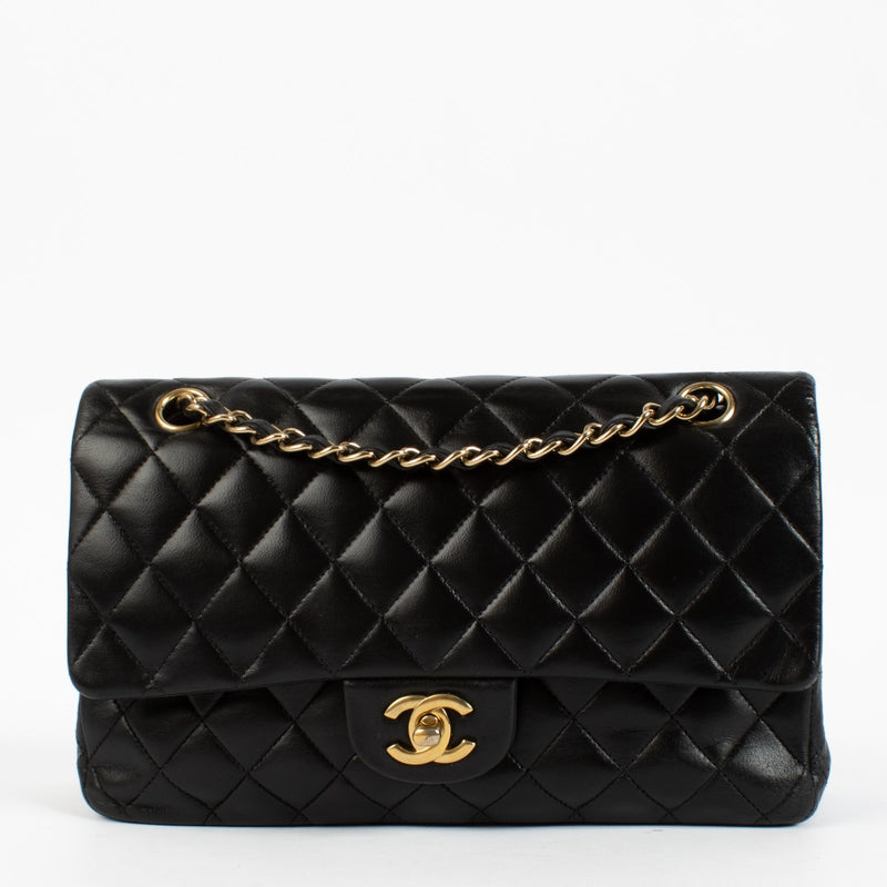 shop 100% authentic second hand Chanel Black Medium Classic 11.12 Bag on Labellov.com