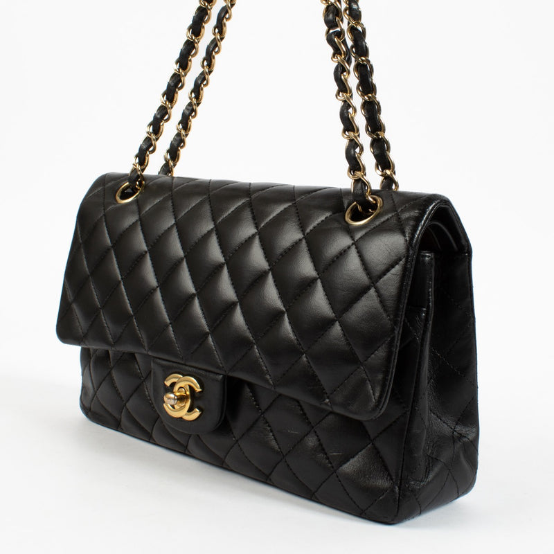 shop 100% authentic second hand Chanel Black Medium Classic 11.12 Bag on Labellov.com