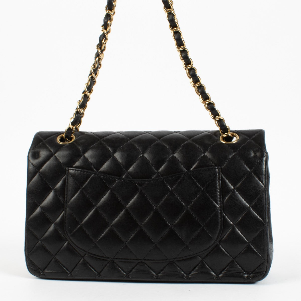 shop 100% authentic second hand Chanel Black Medium Classic 11.12 Bag on Labellov.com