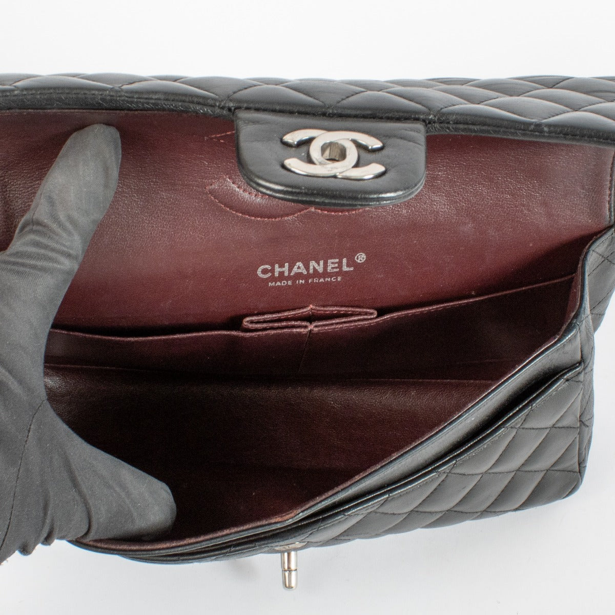 Chanel Black Medium Classic 11.12 Bag