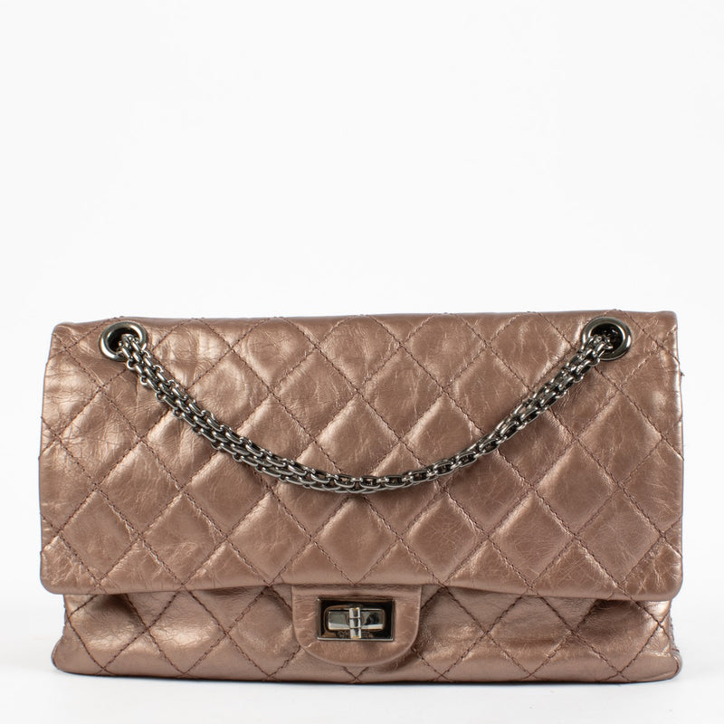 shop 100% authentic second hand Chanel Rose Gold Large 2.55 Bag on Labellov.com