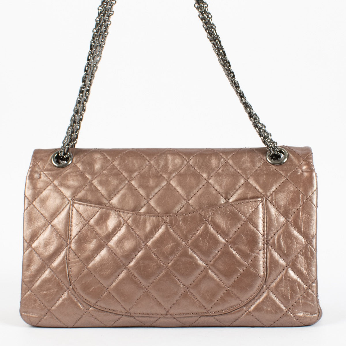 shop 100% authentic second hand Chanel Rose Gold Large 2.55 Bag on Labellov.com
