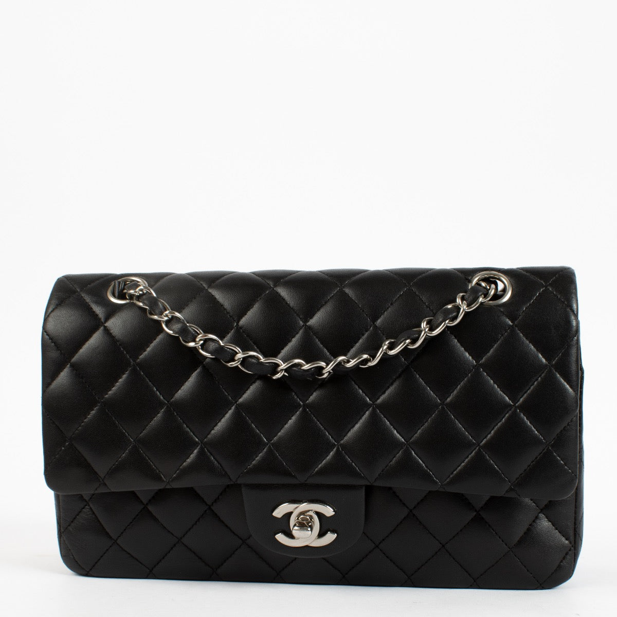 shop 100% authentic second hand Chanel Black Medium Classic 11.12 Bag on Labellov.com
