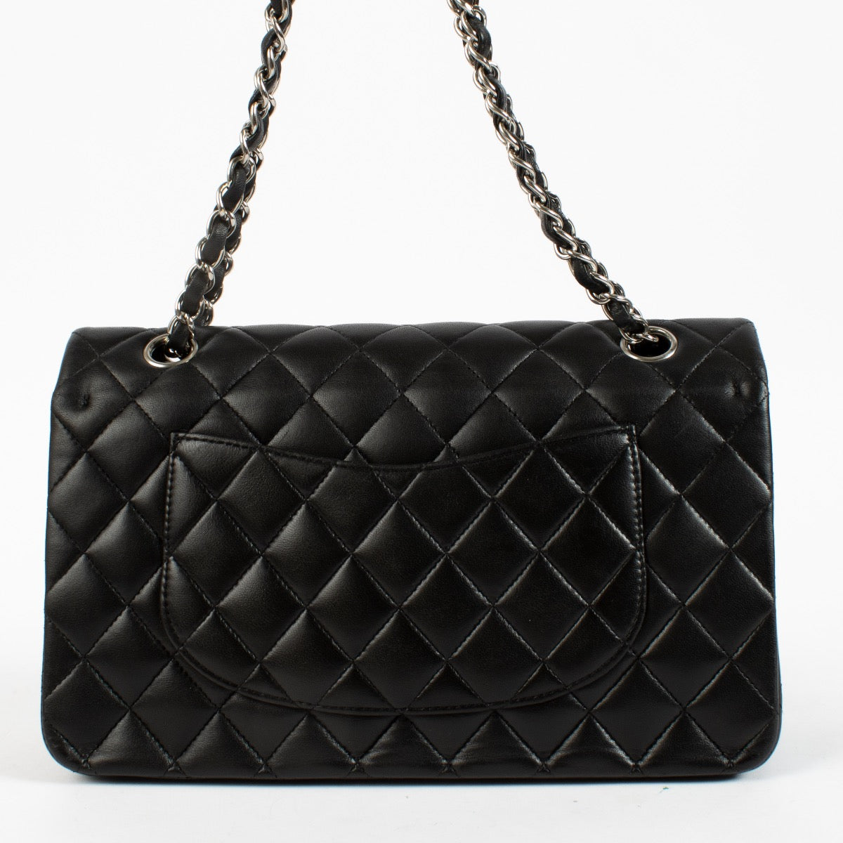 shop 100% authentic second hand Chanel Black Medium Classic 11.12 Bag on Labellov.com
