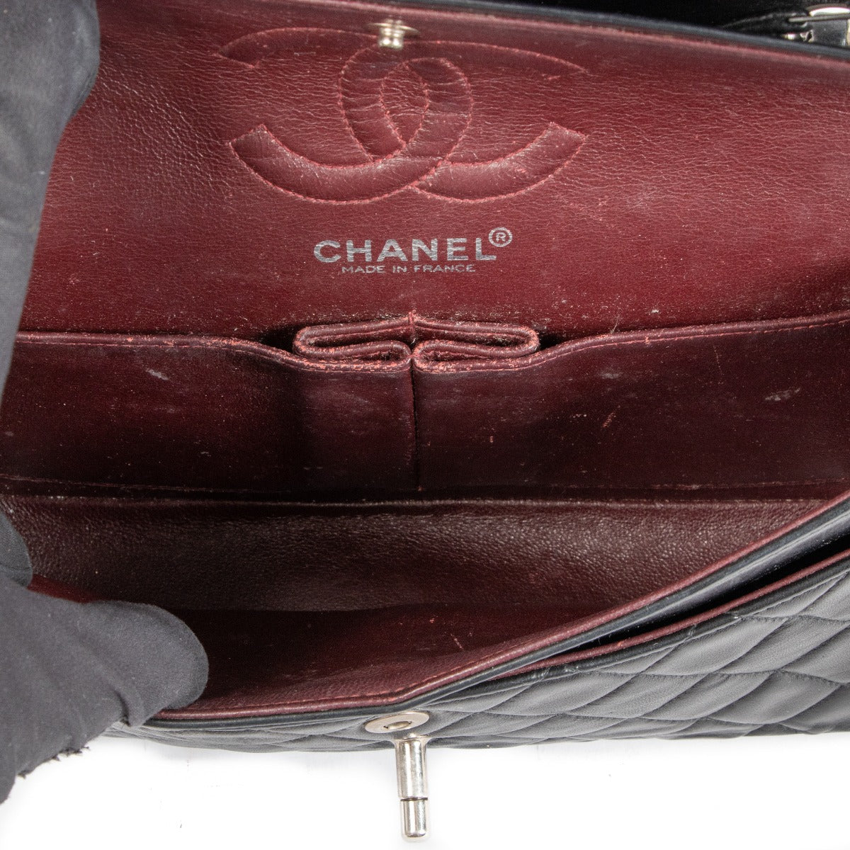 Shop a 100% authentic Chanel Black Lambskin Classic Flap Bag Small on Labellov.com.