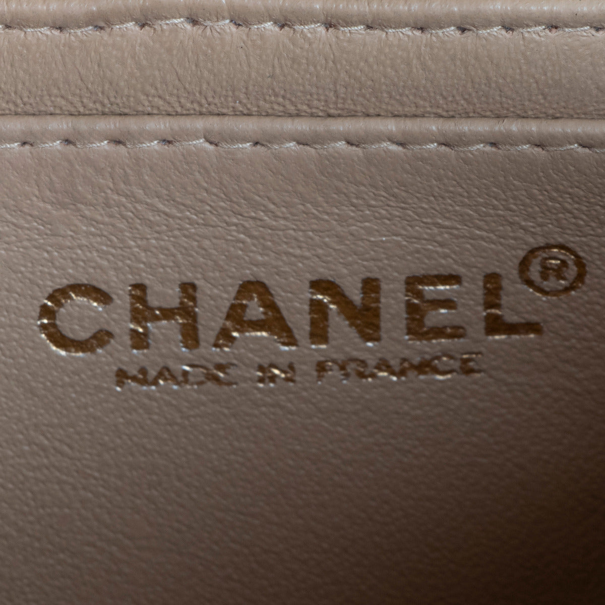 Chanel Beige Classical flap bag