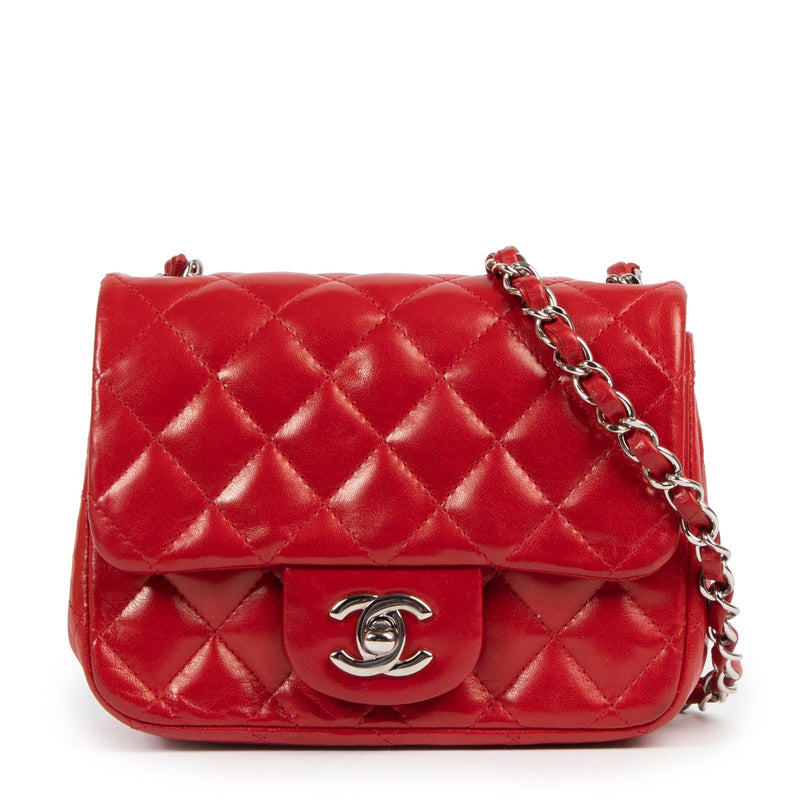 very hard to find Chanel square flap bag
