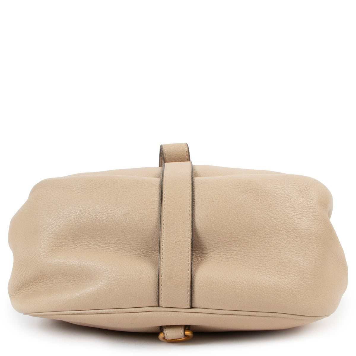 Shop now for your pre-loved, 100% authentic Delvaux Beige Grained Leather Cerceau PM Crossbody, at Labellov in Antwerp.