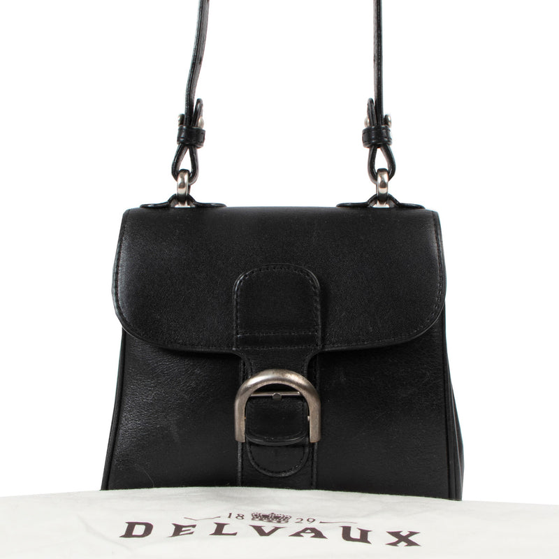 Delvaux Black Brillant XS Crossbody Bag