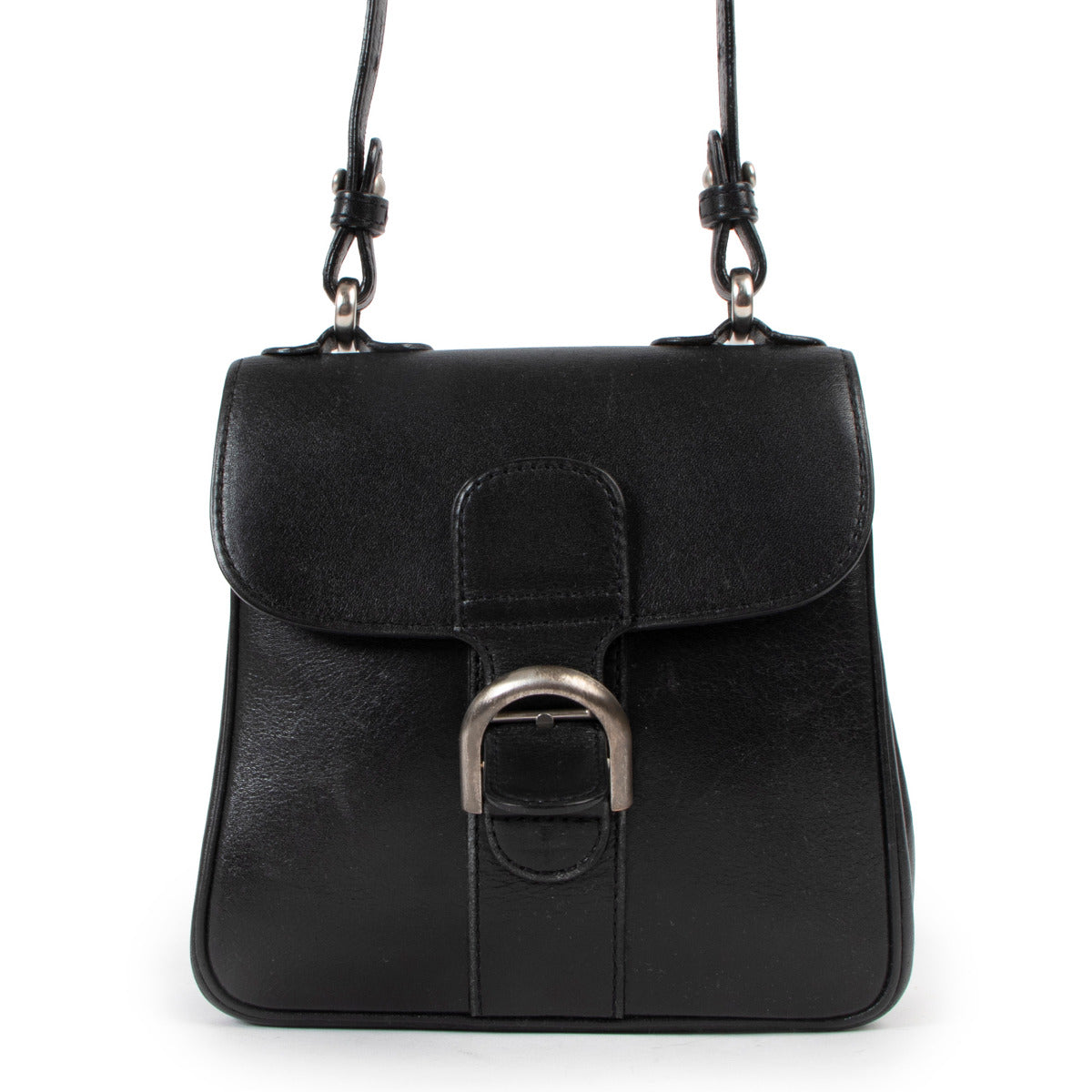 Delvaux Black Brillant XS Crossbody Bag