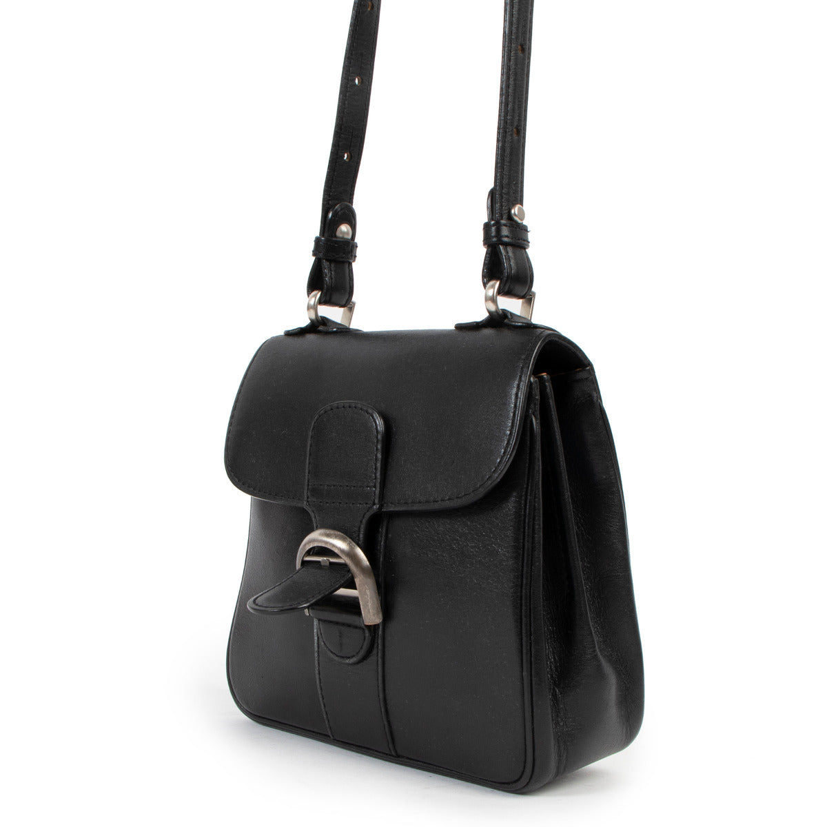 Delvaux Black Brillant XS Crossbody Bag