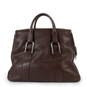 Buy an authentic second hand Delvaux Chocolat Brown Givry City Bag in very good condition at Labellov