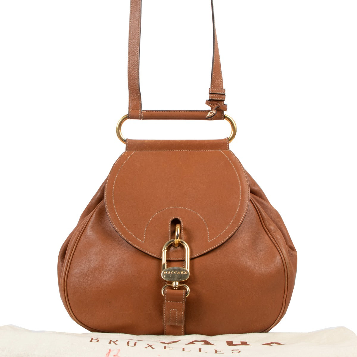 Delveaux Fauve Cerceau Crossbody Bag