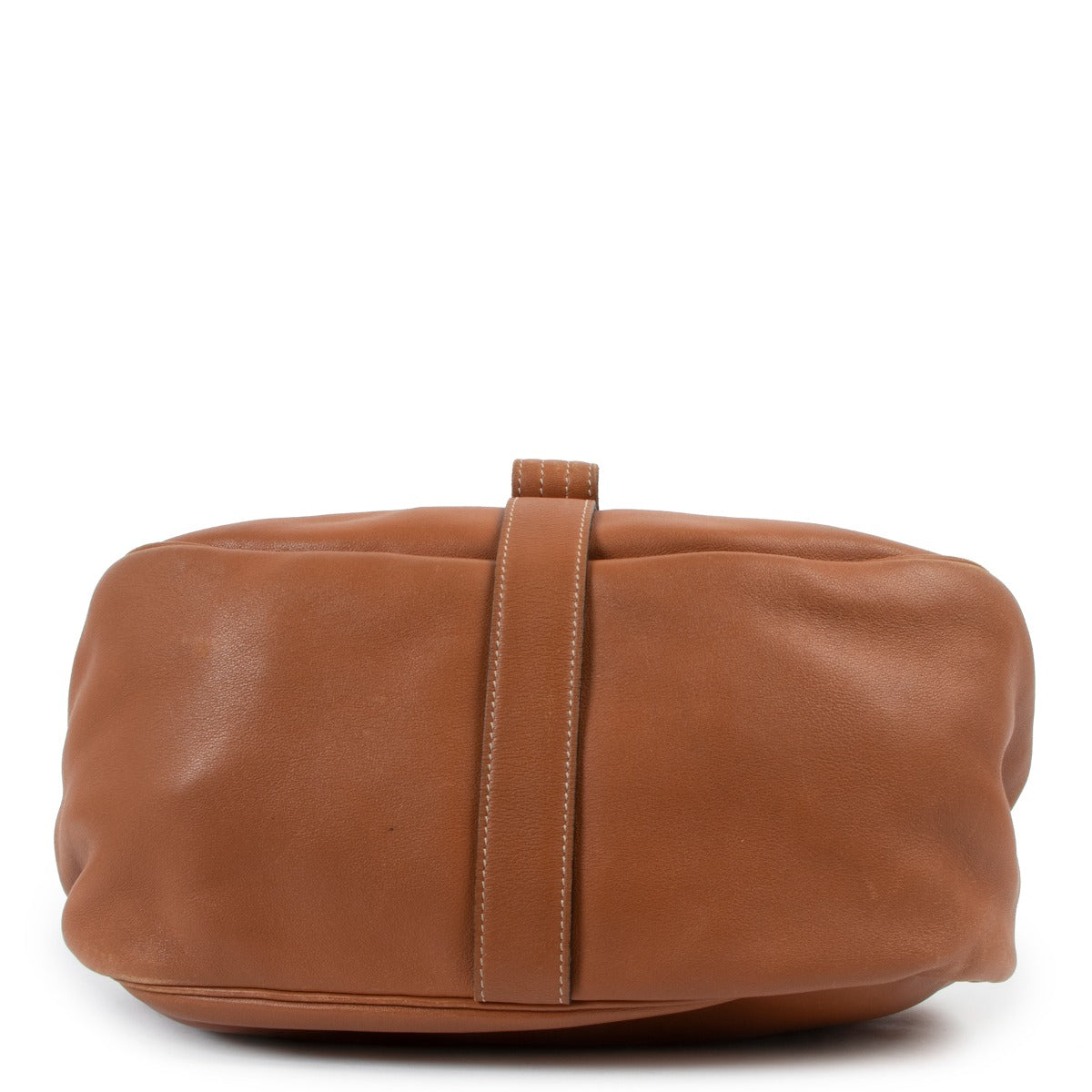 Shop now for your pre-loved, 100% authentic Delveaux Fauve Leather Cerceau Crossbody, at Labellov in Antwerp