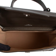 Buy Second Hand Delvaux Tempête MM Ardoise Sellier Handbag At Labellov