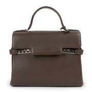 Buy Second Hand Delvaux Tempête MM Ardoise Sellier Handbag At Labellov
