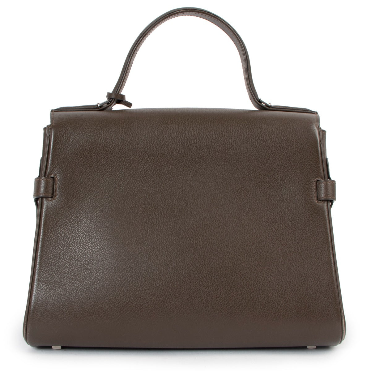 Buy Second Hand Delvaux Tempête MM Ardoise Sellier Handbag At Labellov