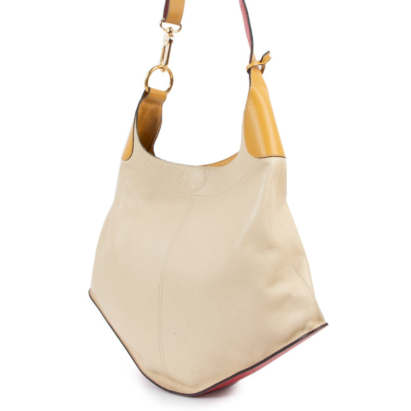 Delvaux Tri-colour Satan Shoulder Bag