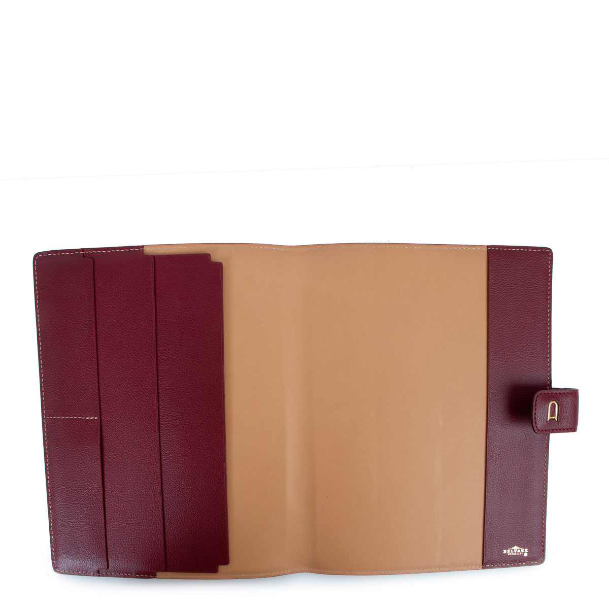 Delvaux Rode Semainier 3 Springende Leren Agendahoes