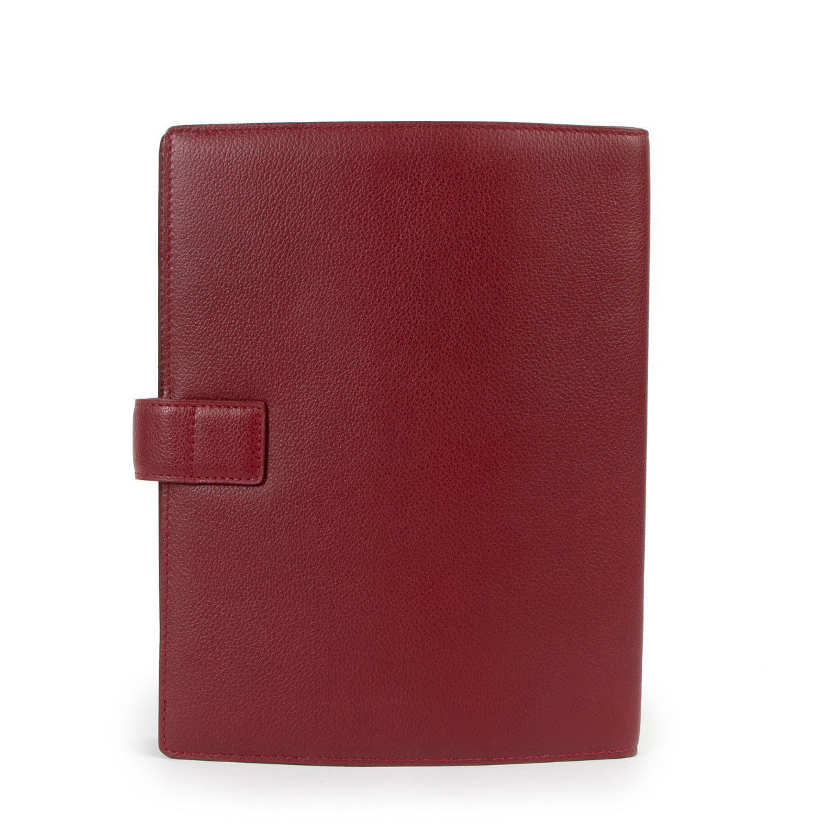 Delvaux Rode Semainier 3 Springende Leren Agendahoes