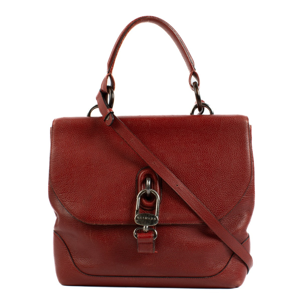 buy 100% authentic Delvaux Red Leather Bag on Labellov.com