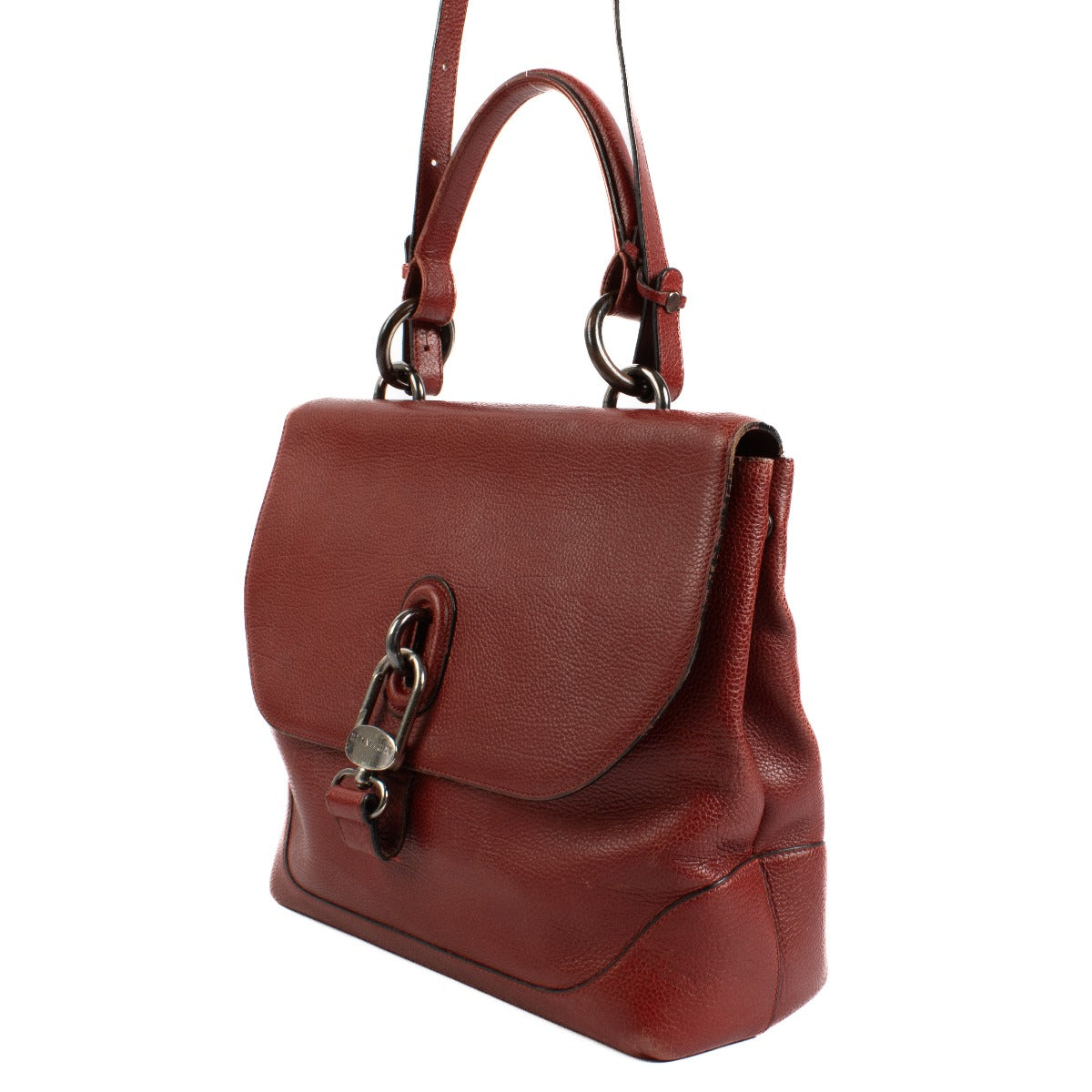 buy 100% authentic Delvaux Red Leather Bag on Labellov.com