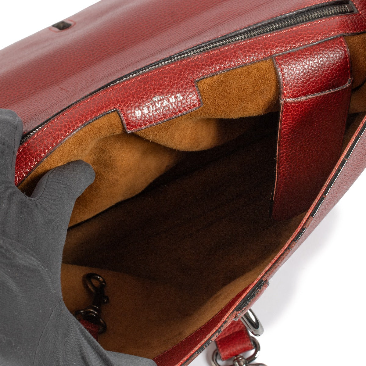 buy 100% authentic Delvaux Red Leather Bag on Labellov.com