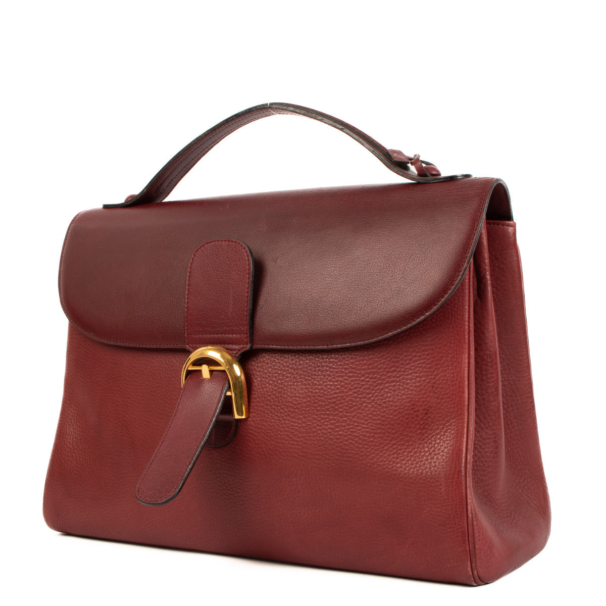 Serviette Delvaux Brillant Améthyste Bourgogne