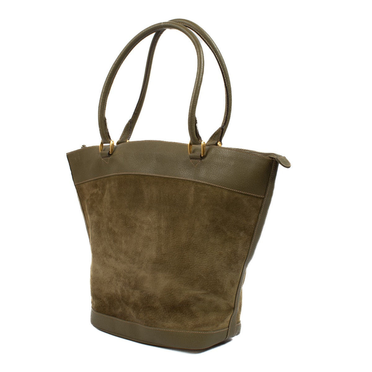 100% authentic pre loved Gucci Vintage Suede Tote Bag on Labellov.com