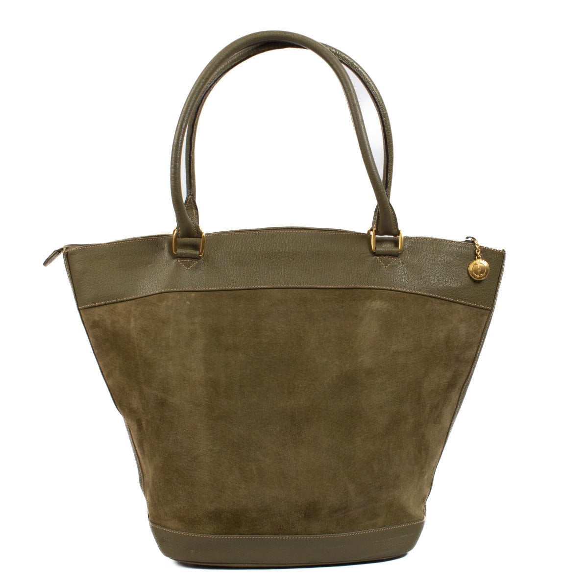100% authentic pre loved Gucci Vintage Suede Tote Bag on Labellov.com