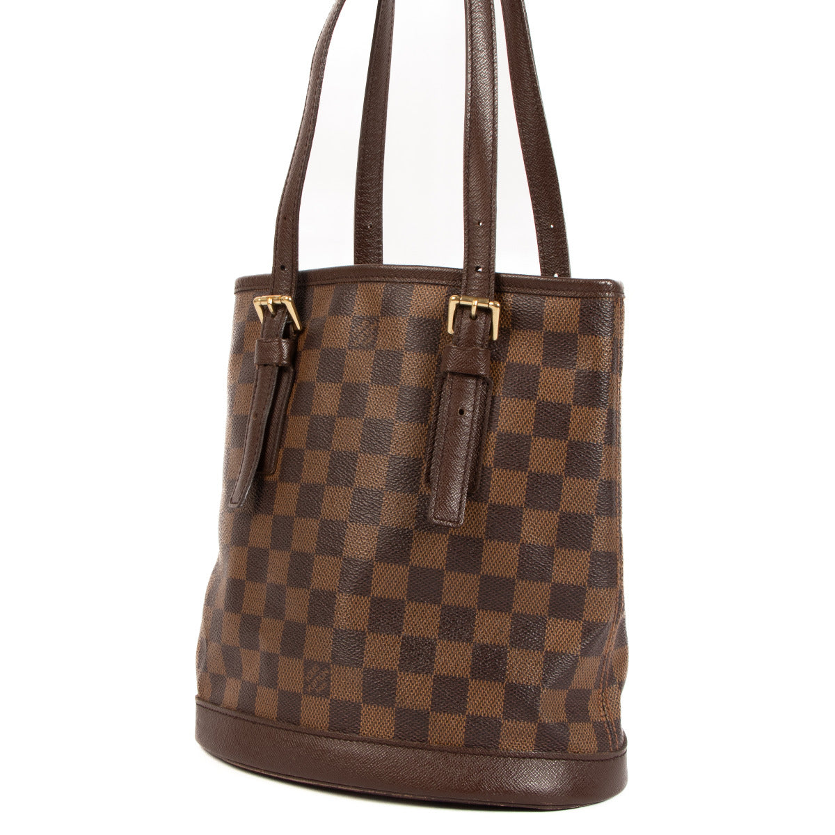 Louis Vuitton Damier Ebene Marais Bucket Bag PM