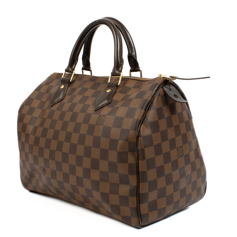 100% authentic pre loved Louis Vuitton Damier Ebene Speedy 30 on Labellov.com
