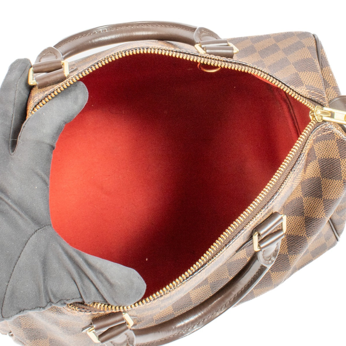 100% authentic pre loved Louis Vuitton Damier Ebene Speedy 30 on Labellov.com