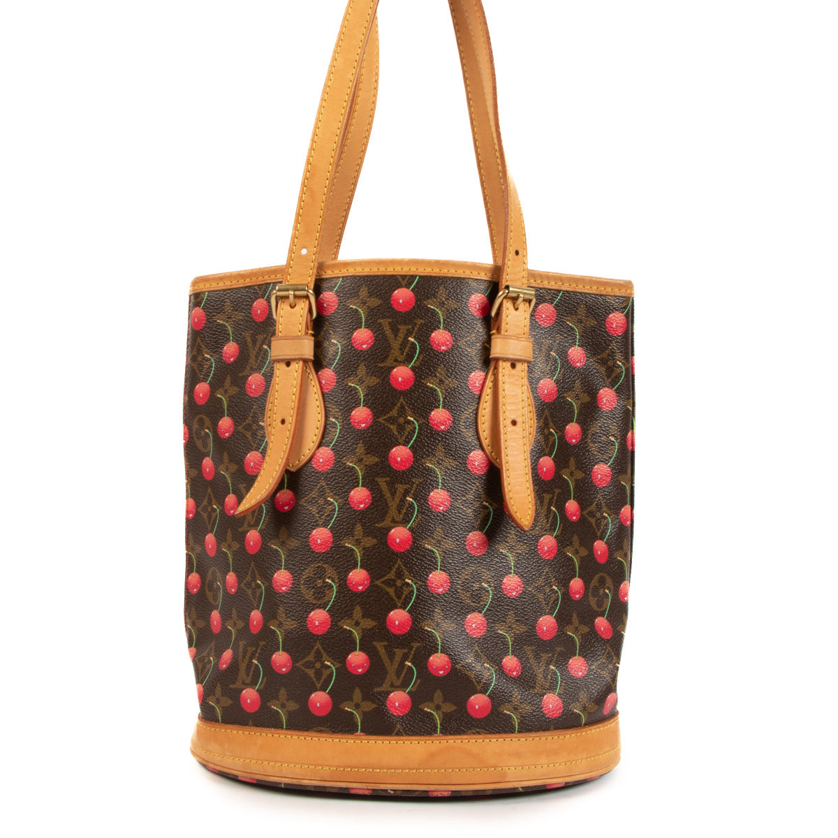 Louis Vuitton x Takashi Murakami Monogram Cerises Cherry Bucket Bag