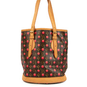 Louis Vuitton x Takashi Murakami Monogram Cerises Cherry Bucket Bag