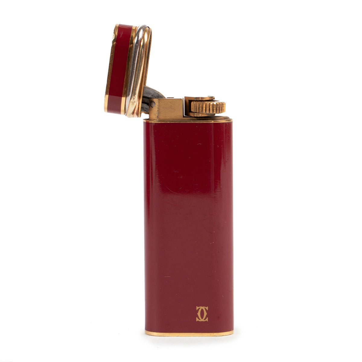 Cartier Enamel Gilt Cigarette Lighter