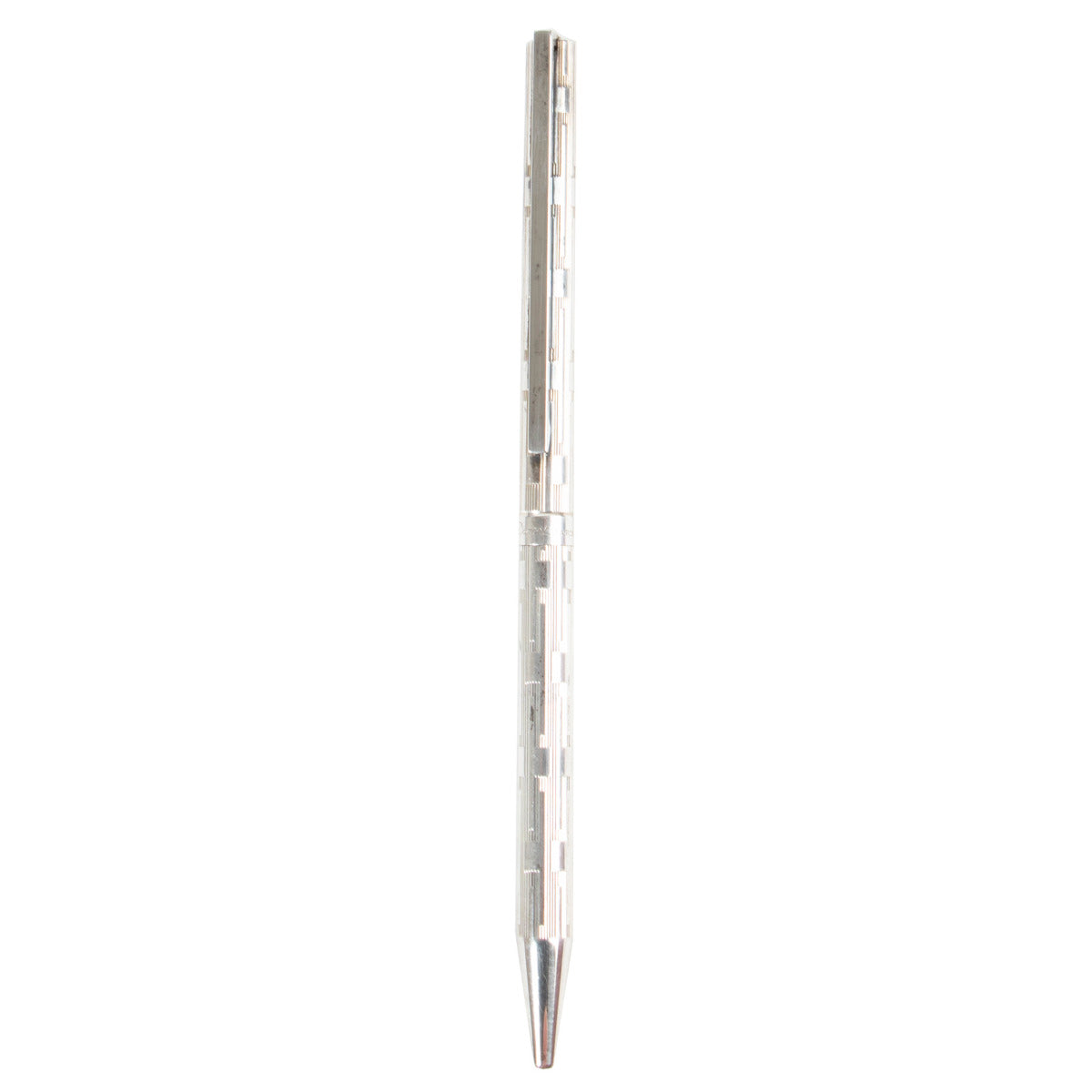S.T Dupont Classic Silver Plated Ballpoint Pen