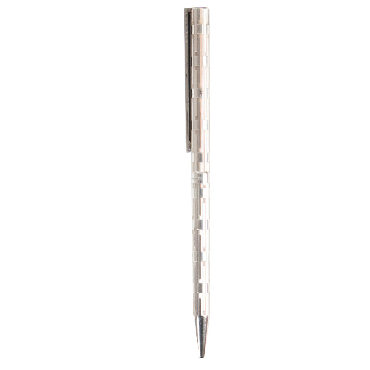 Buy authentic second hand Dupont Silver Metal Luxury Ballpoint Pen at Labellov.com