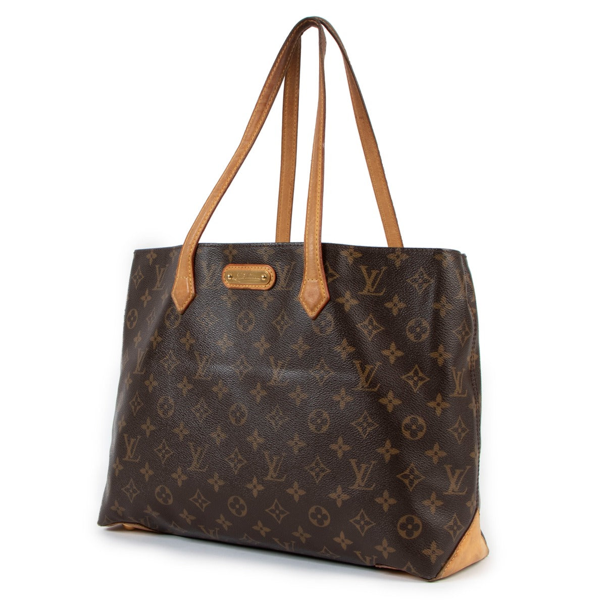 Second hand Louis Vuitton Wilshire MM Monogram Canvas Tote Bag at Labellov