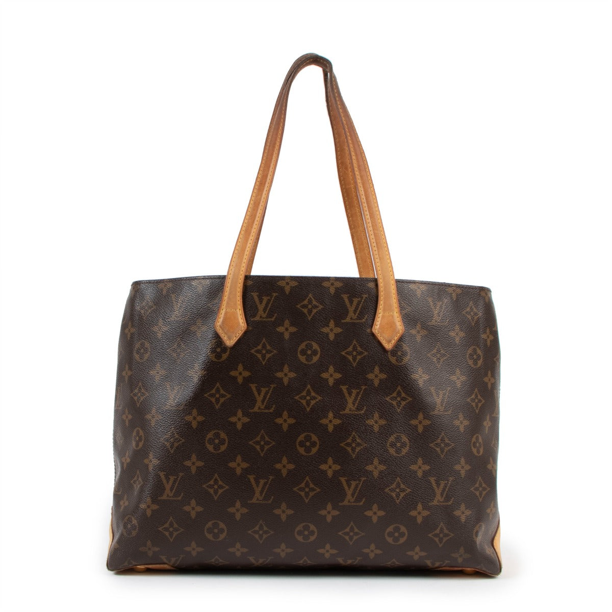 Second hand Louis Vuitton Wilshire MM Monogram Canvas Tote Bag at Labellov