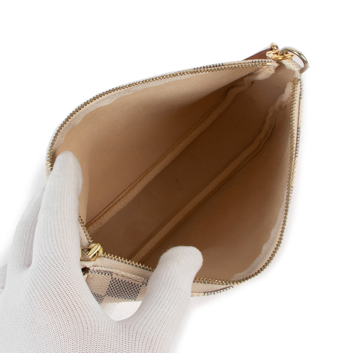 Louis Vuitton Pochette Accessoires Damier Azur Canvas