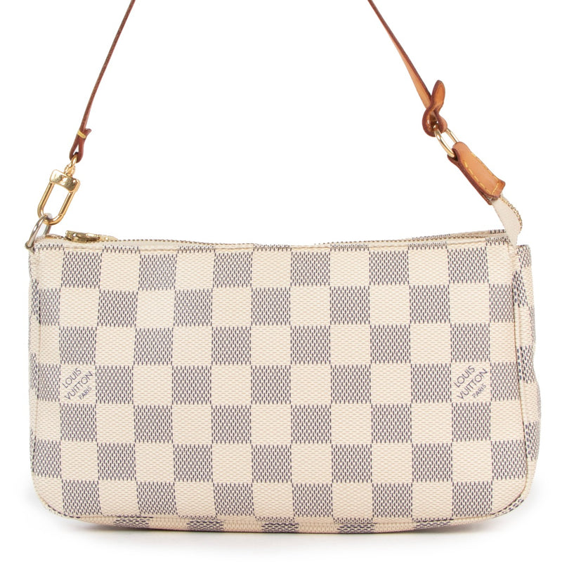 Louis Vuitton Pochette Accessoires Damier Azur Canvas