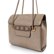Delvaux bag, Delvaux shoulder bag, Delvaux crossbody bag, Delvaux taupe bag, Taupe shoulder bag, Taupe crossbody bag.