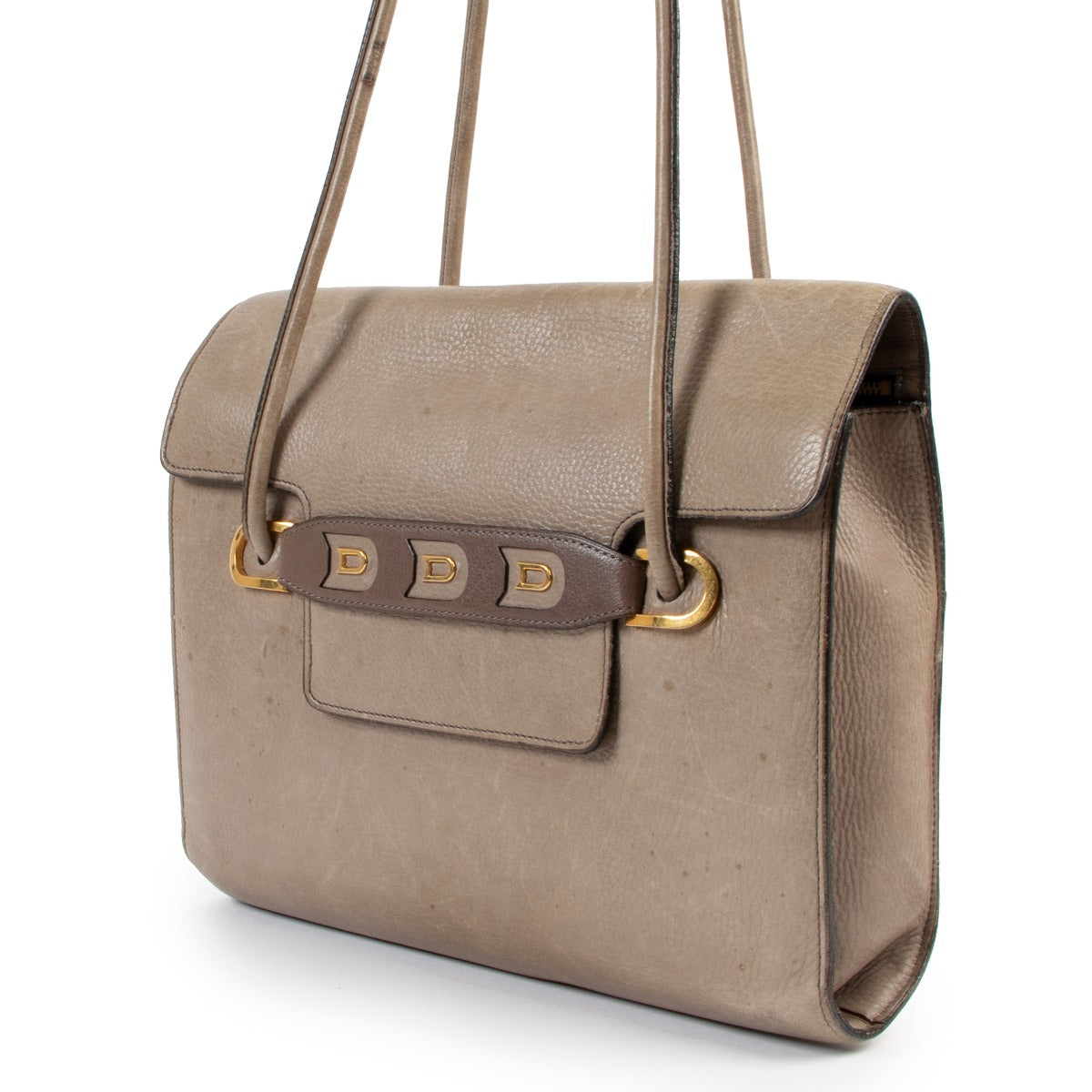 Delvaux bag, Delvaux shoulder bag, Delvaux crossbody bag, Delvaux taupe bag, Taupe shoulder bag, Taupe crossbody bag.