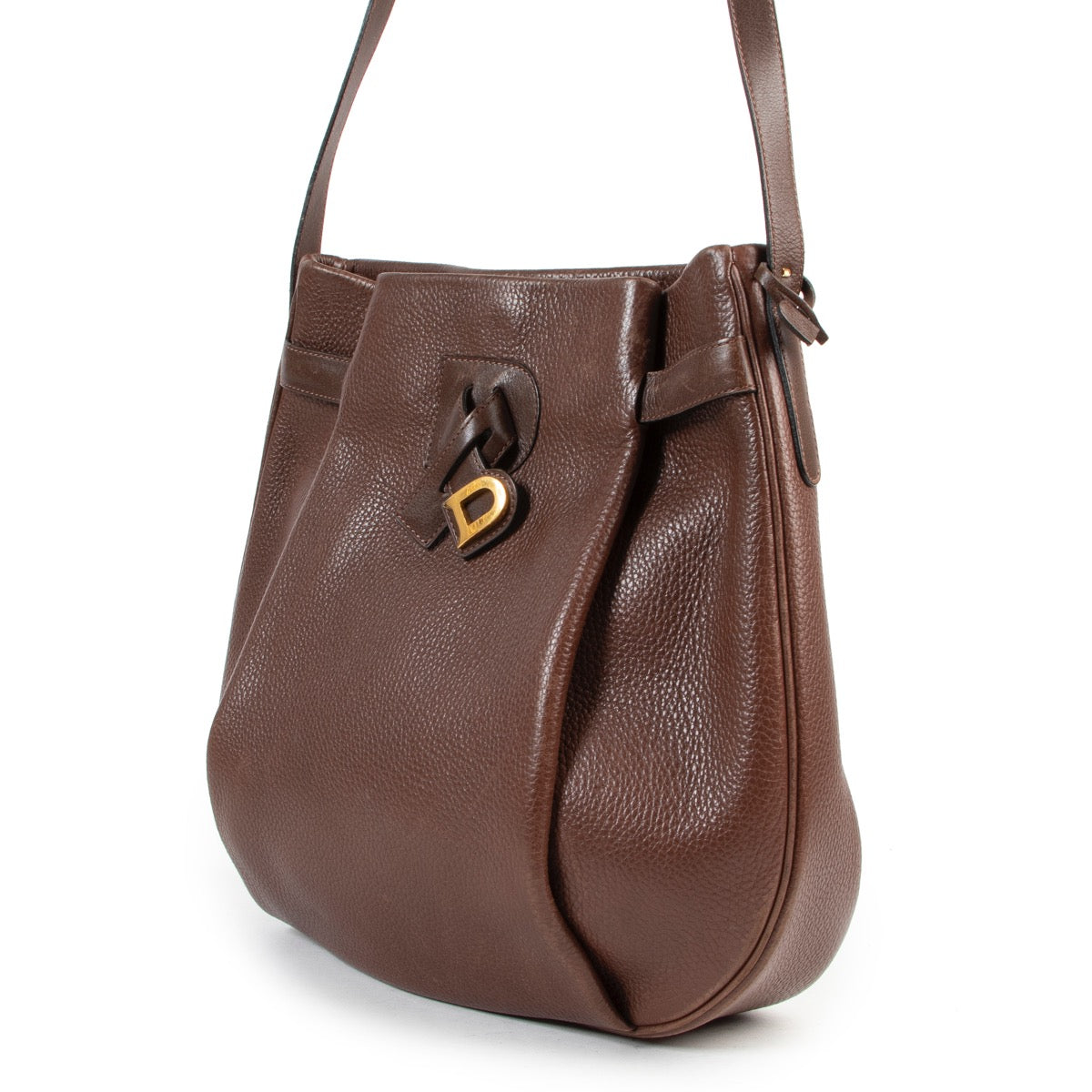 Achetez en ligne second main ce sac Delvaux en cuir brune chez Labellov.com.