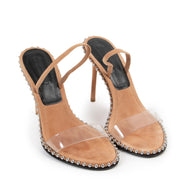 shop authentic second hand high end designer Alexander Wang Nude Nova PVC Slingback Sandals at Labellov